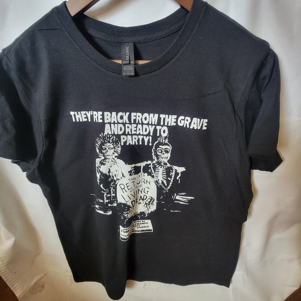 Return of the Living dead   t shirt Ladies Large  Black
